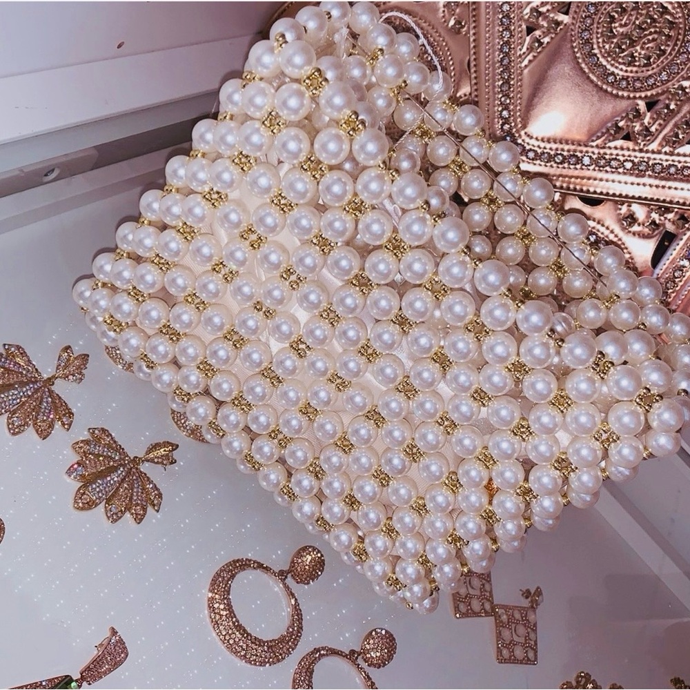 ASOS Pearl and Gold Clutch